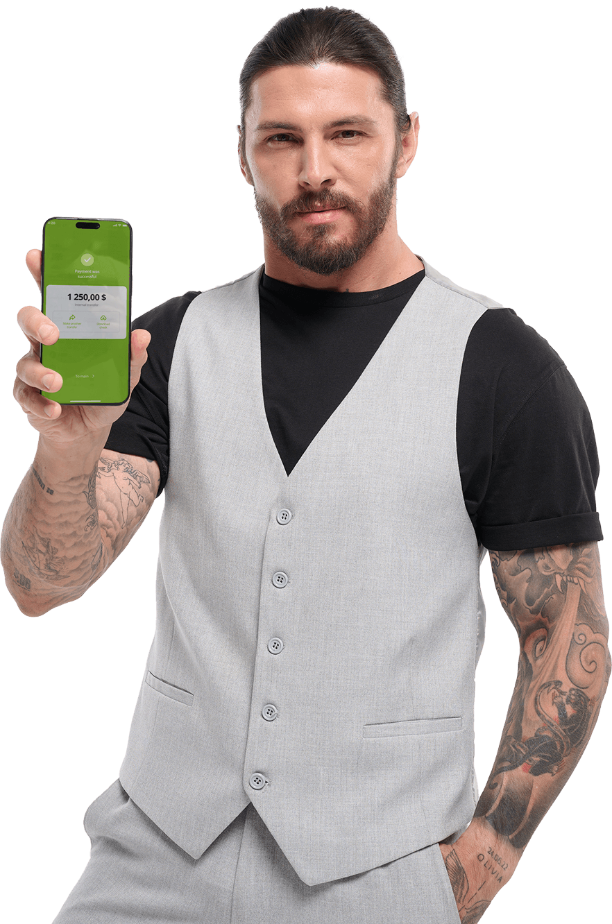 Man with phone